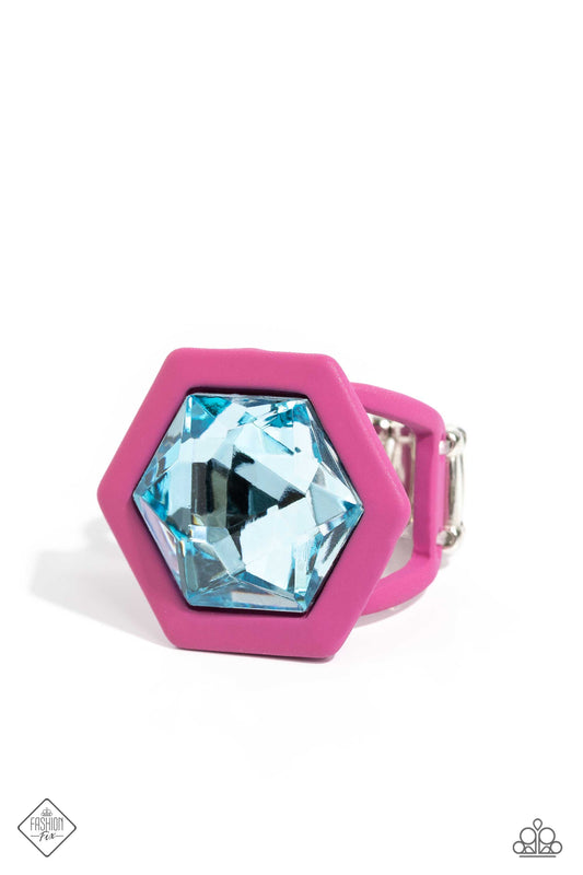 Paparazzi Rings - Changing Class - Pink - Fashion Fix