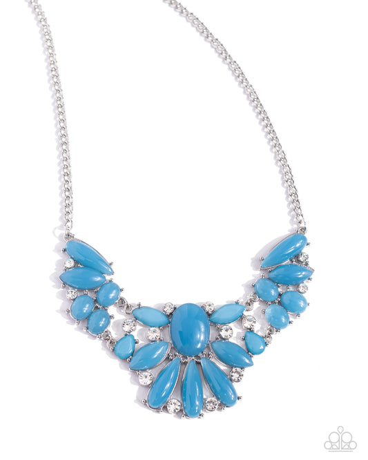 Paparazzi Necklaces - Dazzling Diadem - Blue