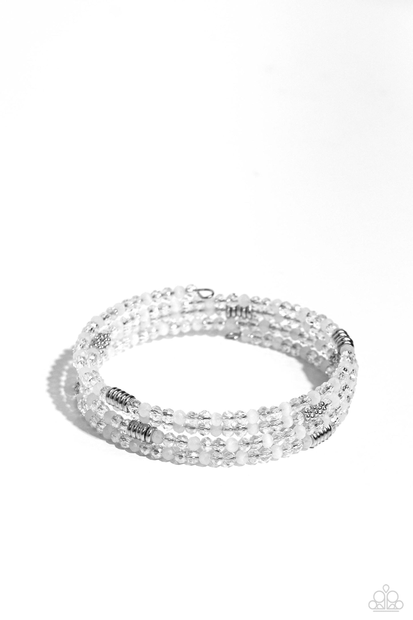 Paparazzi Bracelets - Dreamy Debut - White