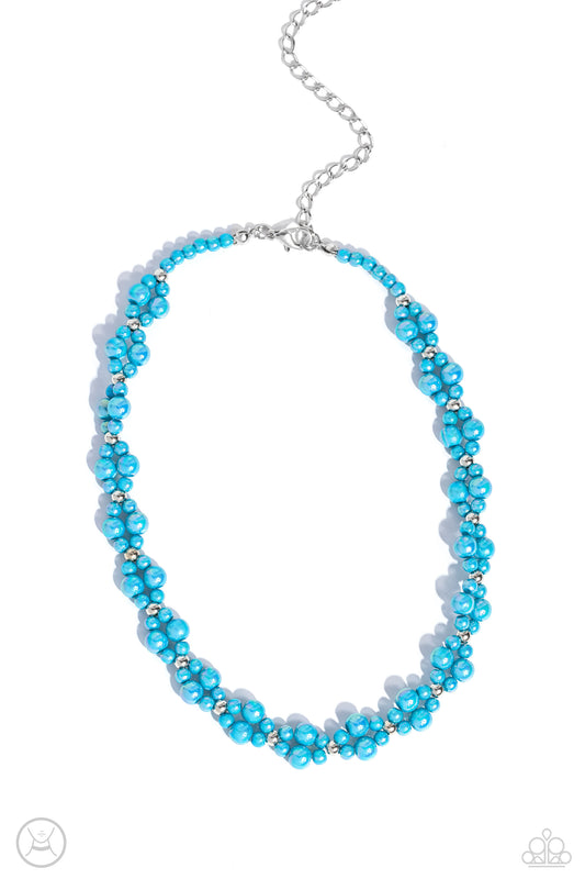 Paparazzi Necklaces - Dreamy Duchess - Blue