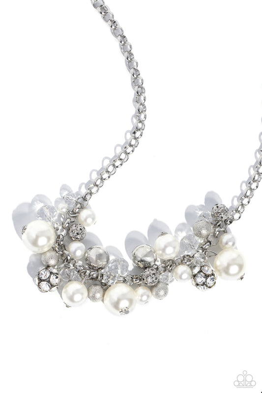 Paparazzi Necklaces - Corporate Catwalk - White