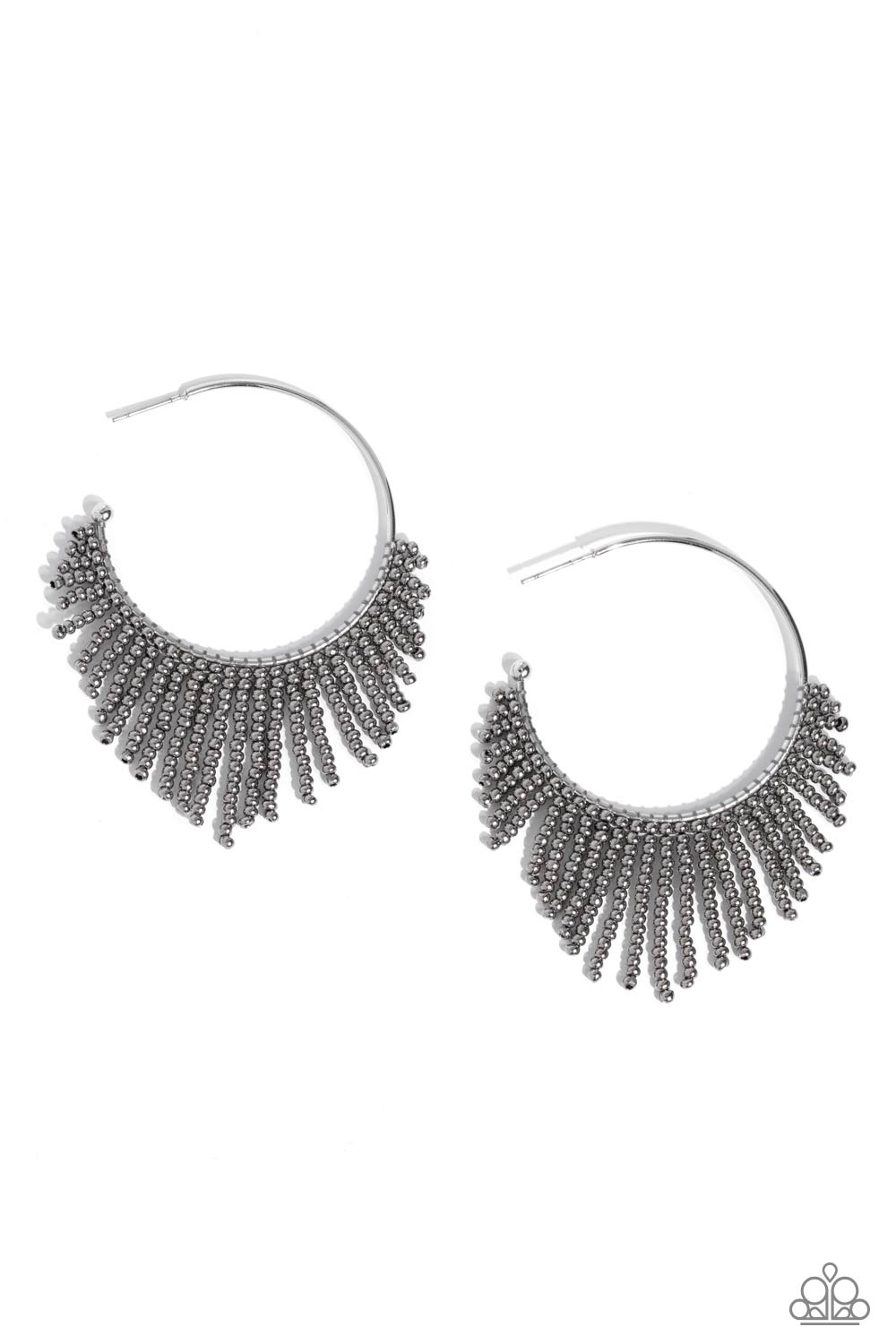 Paparazzi Earrings - Tailored Tassel - Silver