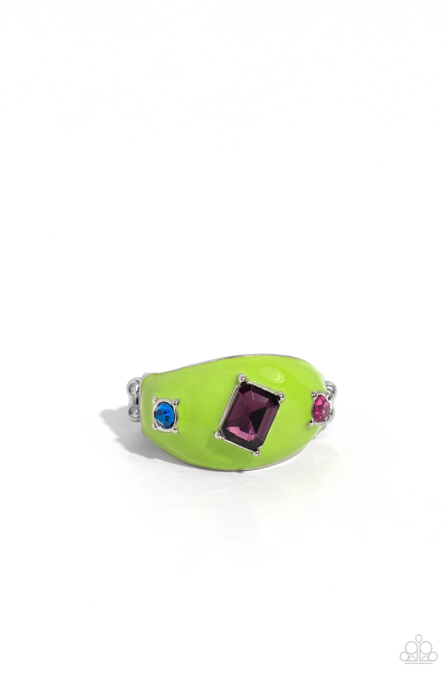 Paparazzi Rings - Blinding Behavior - Green
