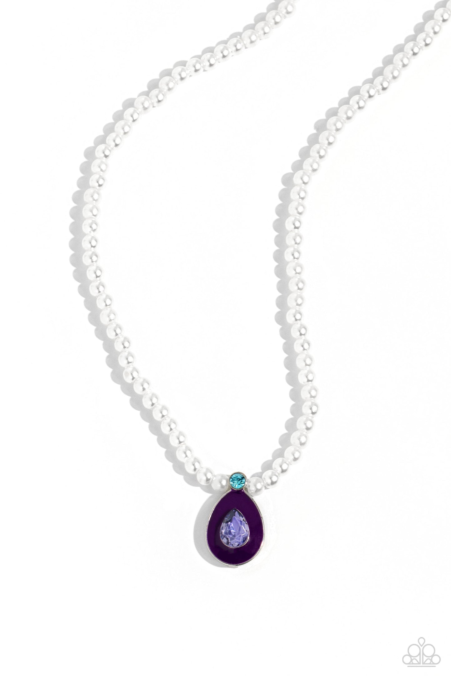 Paparazzi Necklaces - PEARL-demonium - Purple