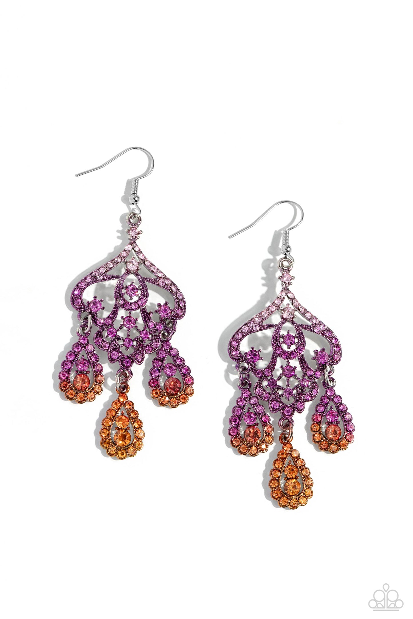 Paparazzi Earrings - Chandelier Command - Multi