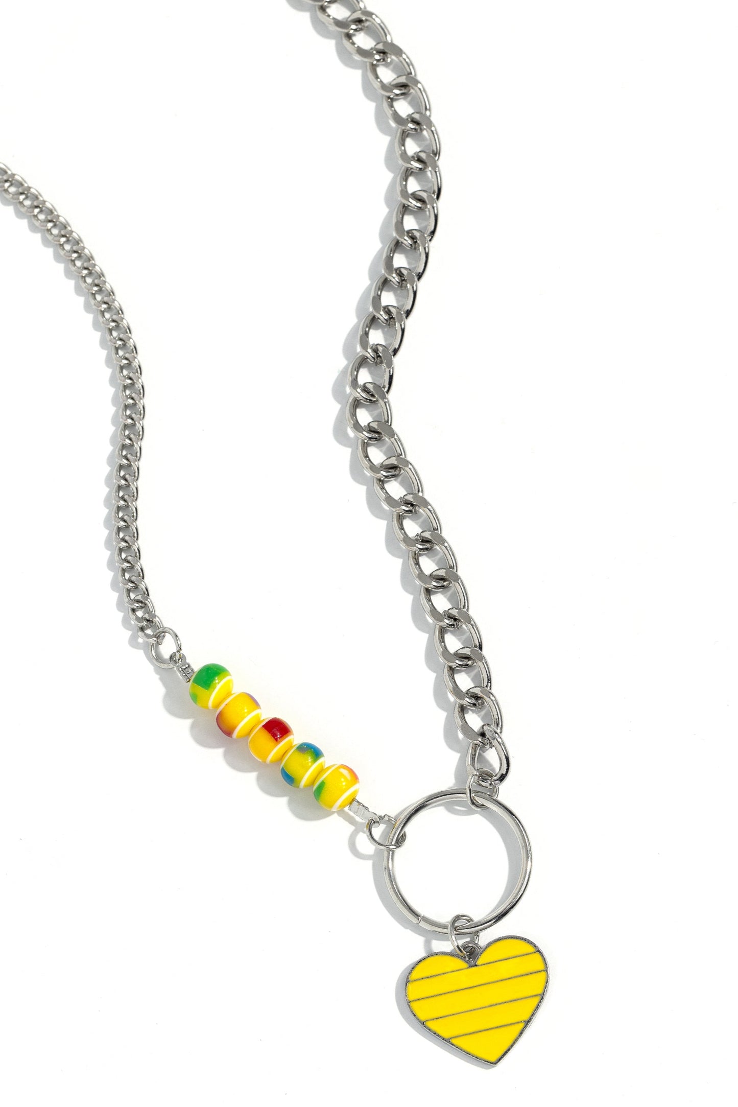 Paparazzi Necklaces - Mismatched Mayhem - Yellow