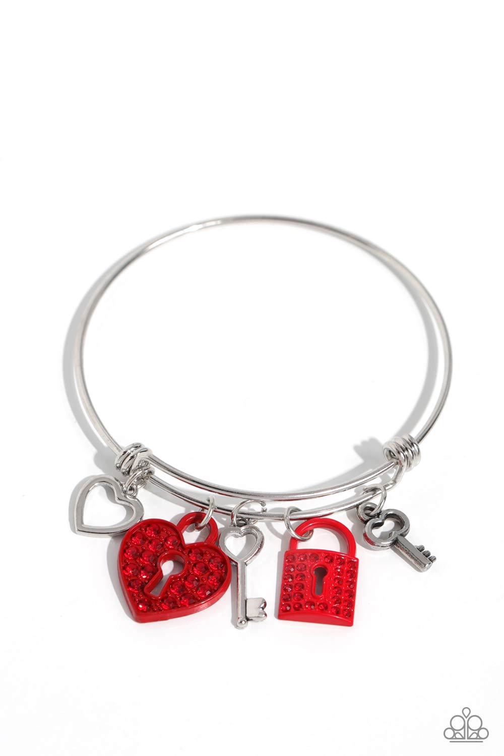 Paparazzi Bracelets - Locked Legacy - Red