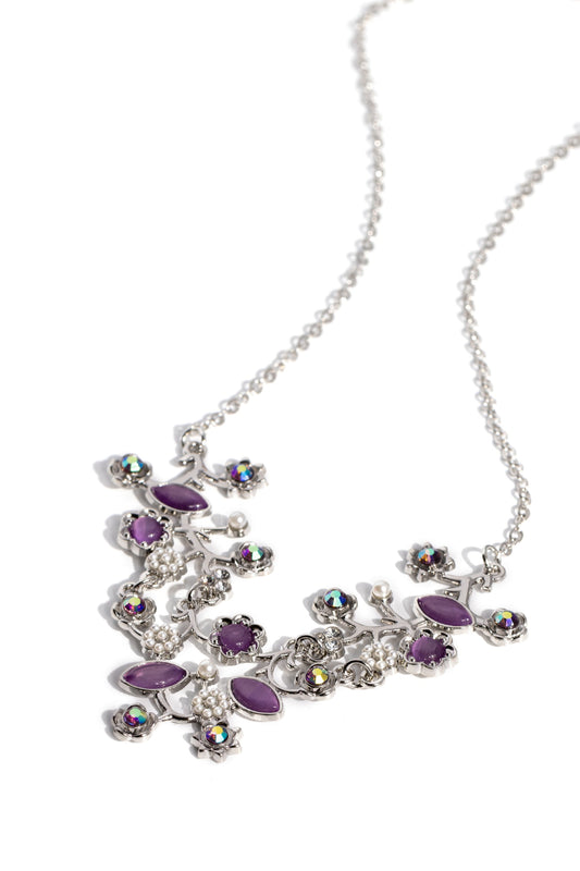 Paparazzi Necklaces - Gardening Group - Purple