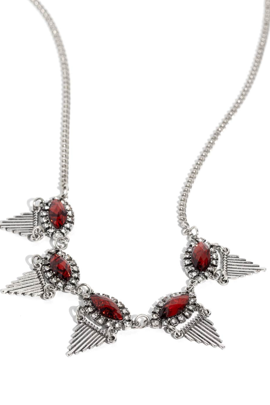 Paparazzi Necklaces - Scintillating Shimmer - Red