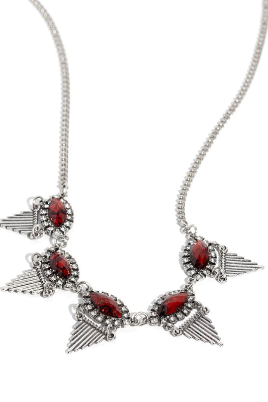 Paparazzi Necklaces - Scintillating Shimmer - Red