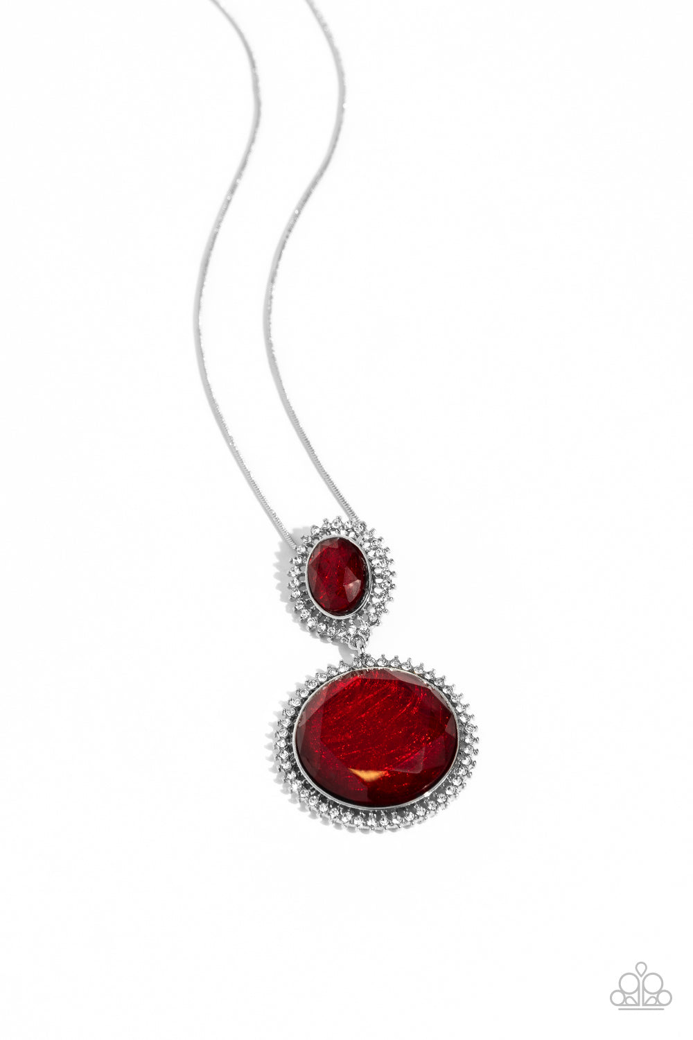 Paparazzi Necklaces - Castle Cadenza - Red