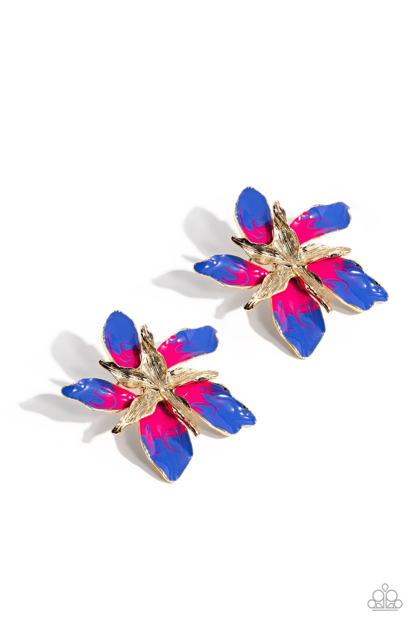 Paparazzi Earrings - Warped Wallflower - Multi