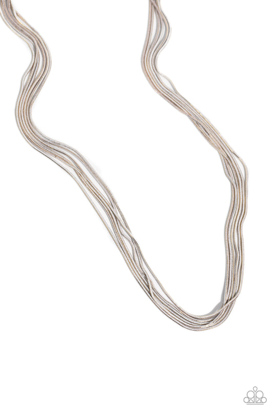 Paparazzi Necklaces - Salvaging Sass - White