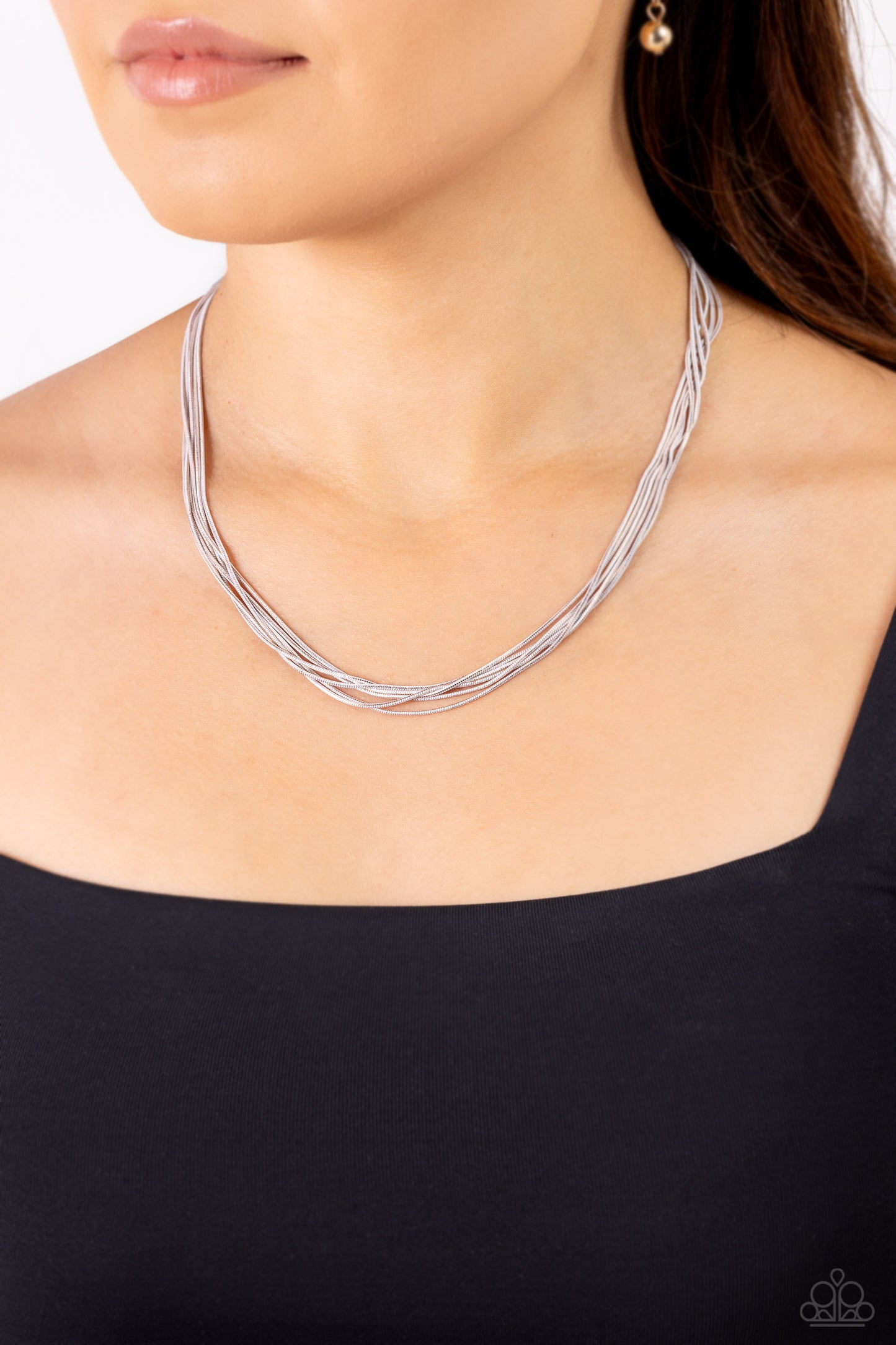 Paparazzi Necklaces - Salvaging Sass - White