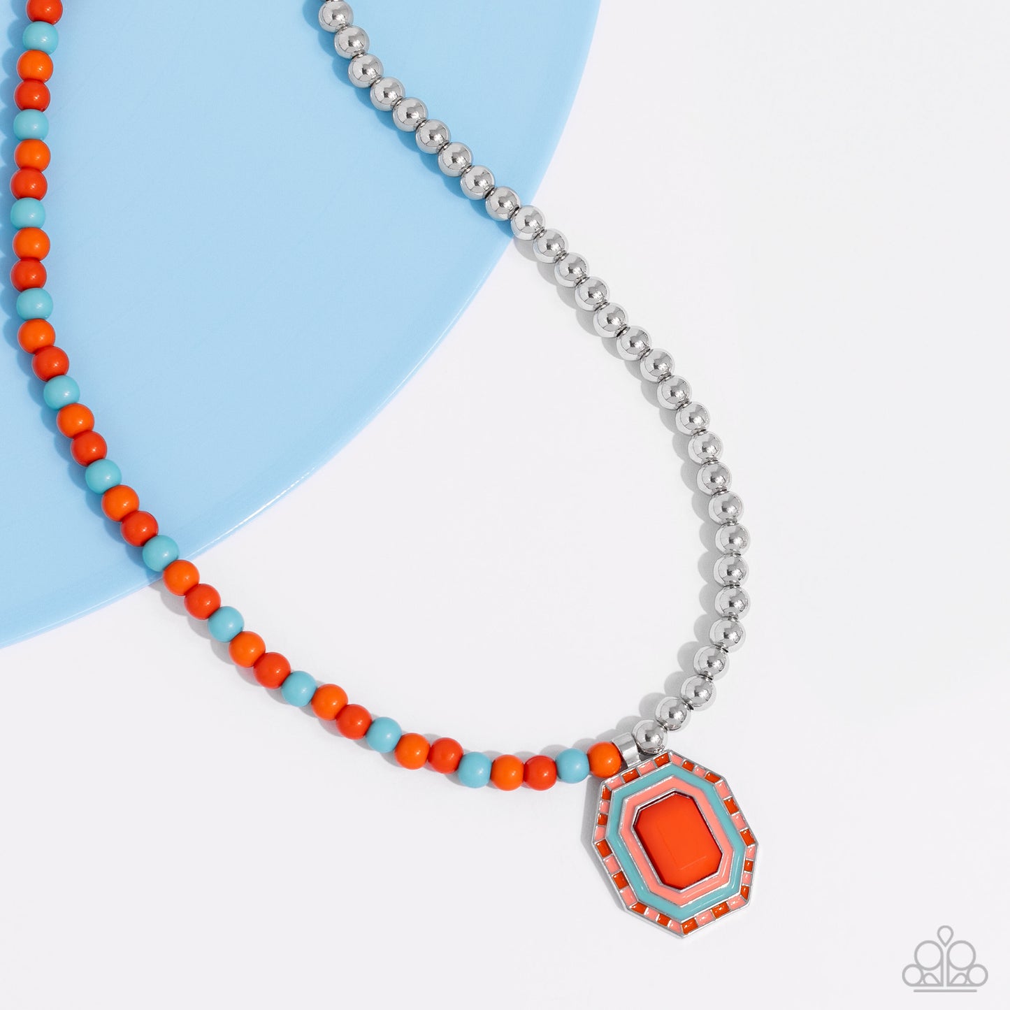 Paparazzi Necklaces - Contrasting Candy - Orange
