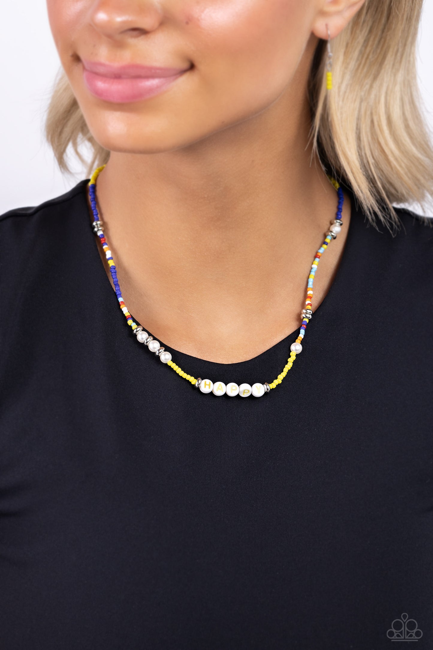 Paparazzi Necklaces - Happy to See You - Yellow