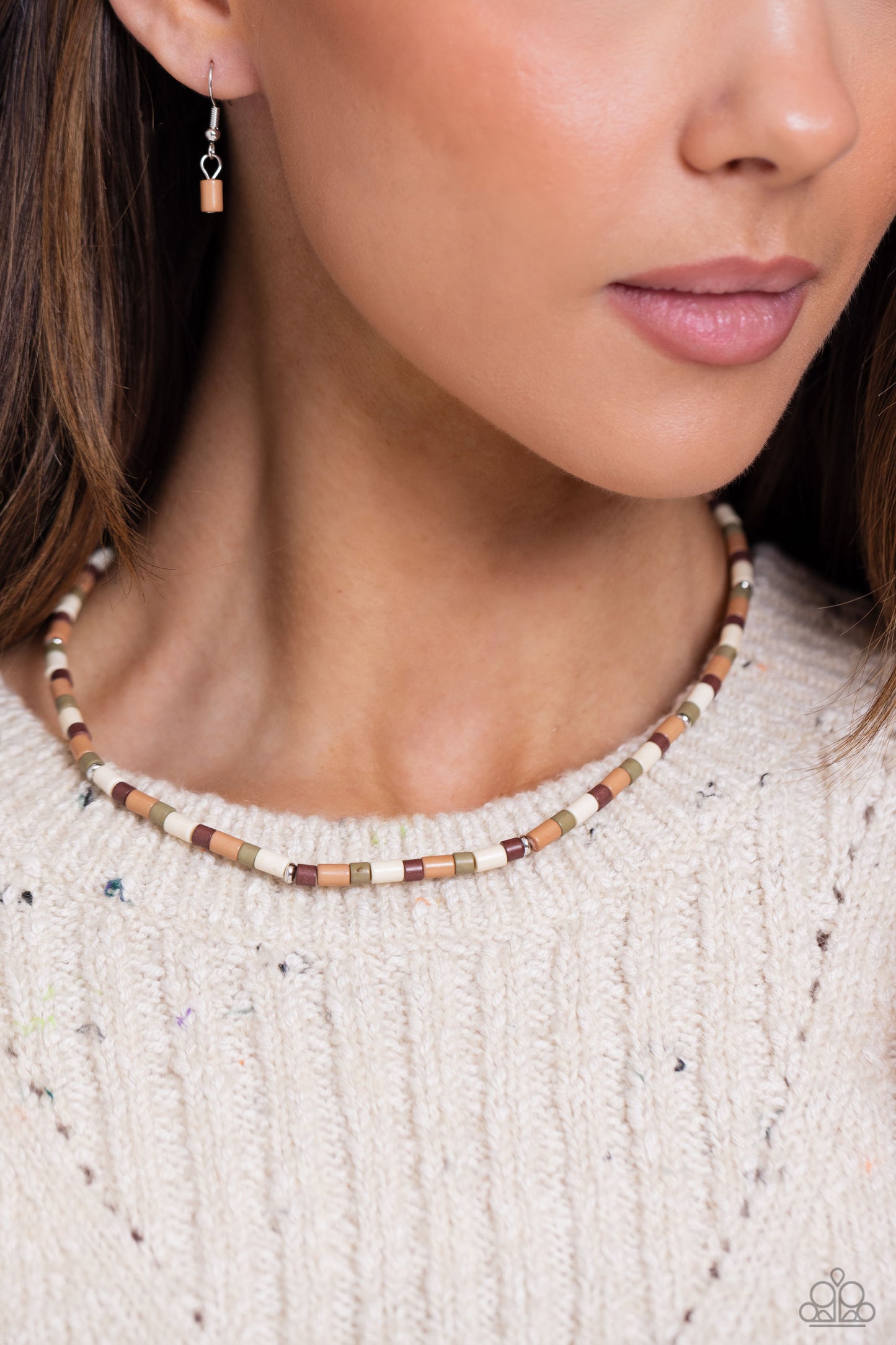 Paparazzi Necklaces - Natural Nonchalance - Brown