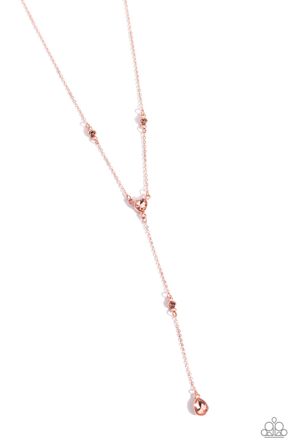 Paparazzi Necklaces - Lavish Lariat - Copper