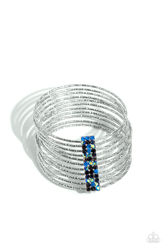 Paparazzi Bracelets - Shimmery Silhouette - Multi