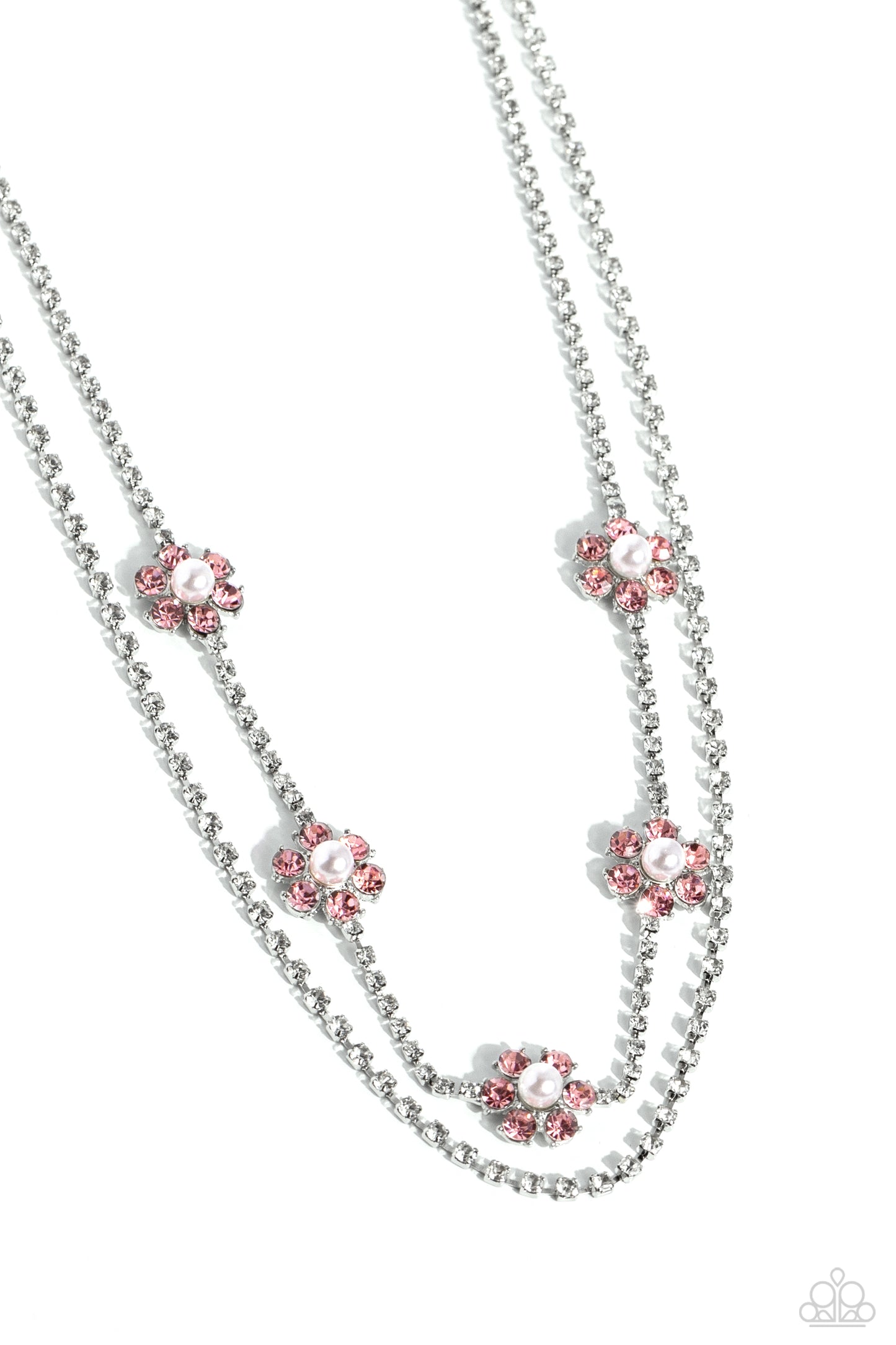 Paparazzi Necklaces - A SQUARE Beauty - Pink