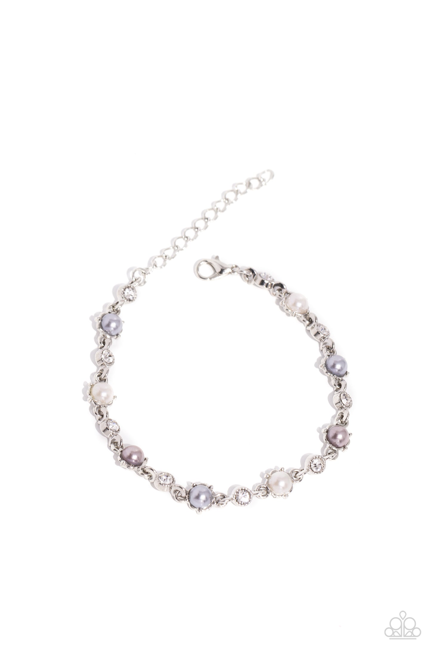 Paparazzi Bracelets - Particularly Pronged - Silver