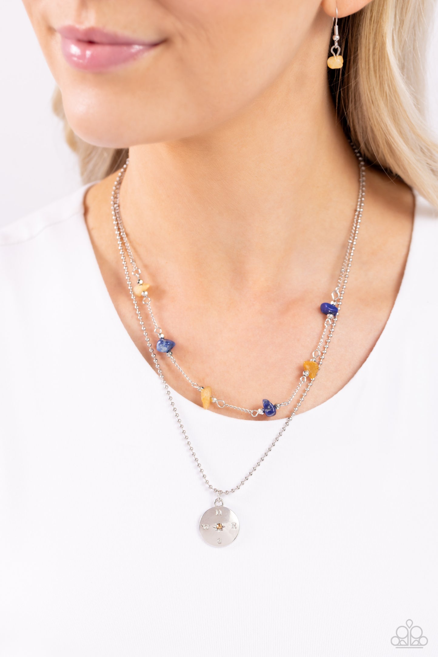 Paparazzi Necklaces - Sense of Direction - Yellow