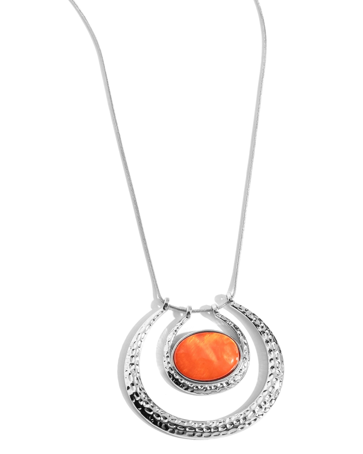 Paparazzi Necklaces - If the HORSESHOE Fits - Orange