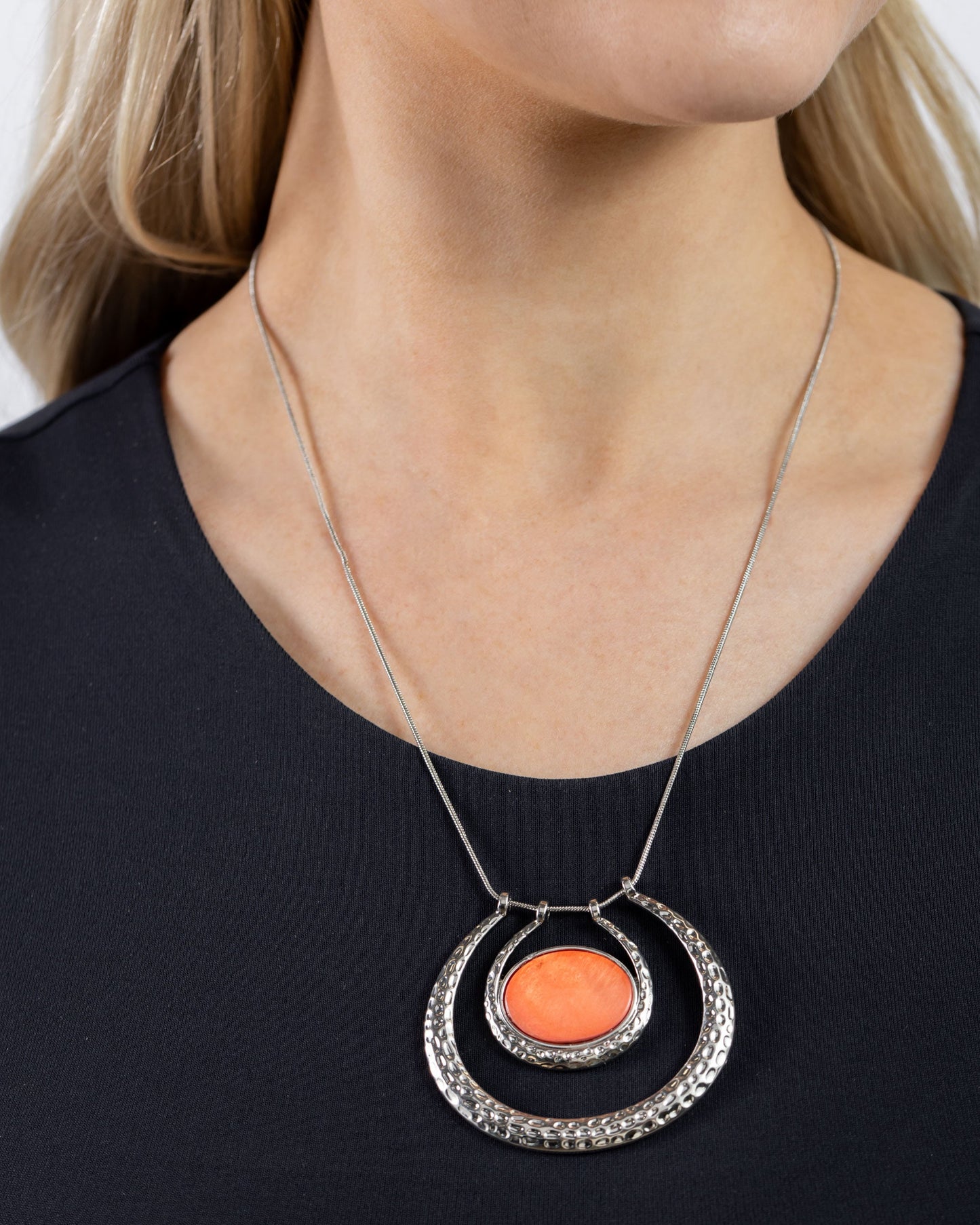 Paparazzi Necklaces - If the HORSESHOE Fits - Orange