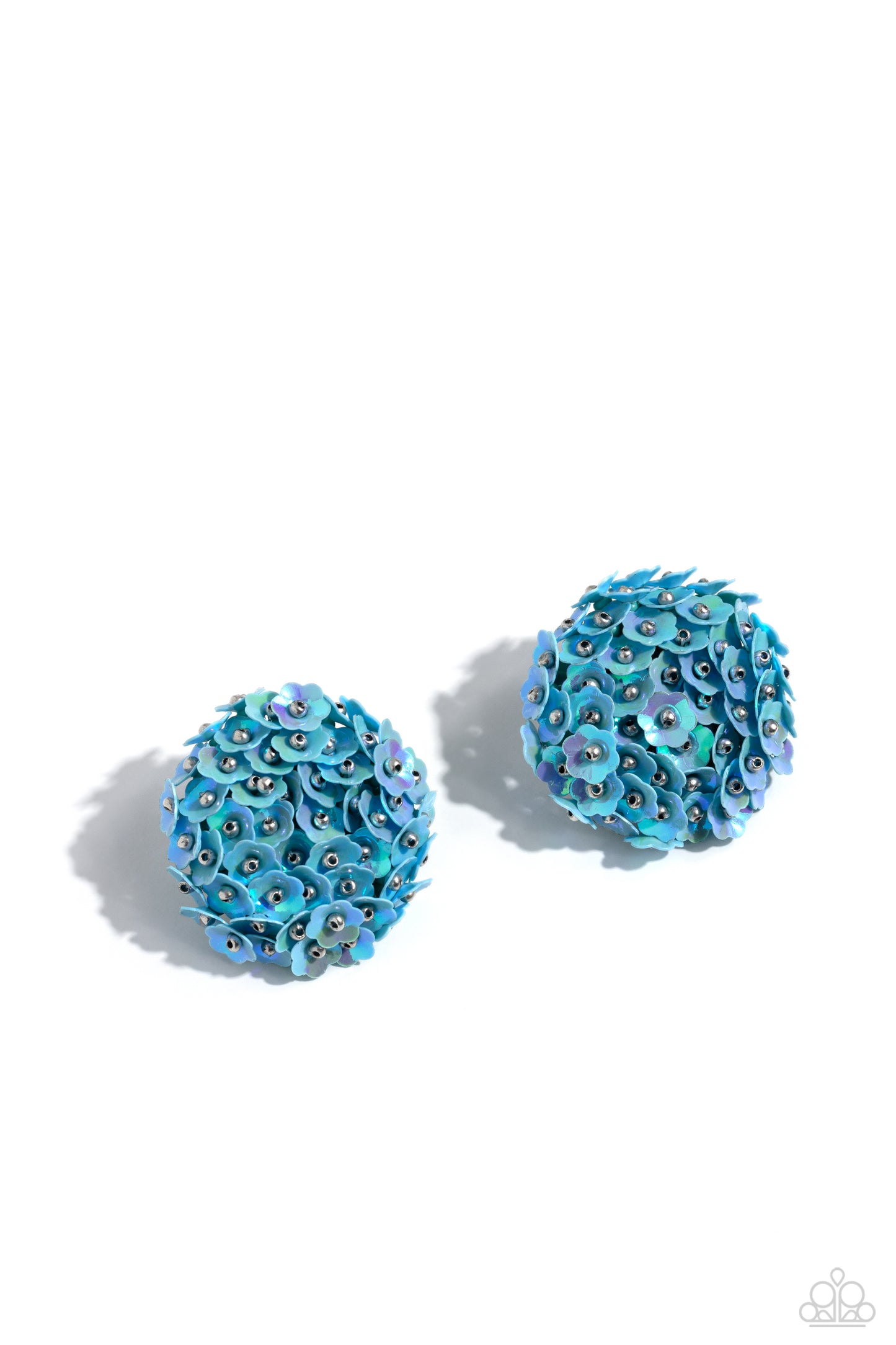 Paparazzi Earrings - Corsage Character - Blue