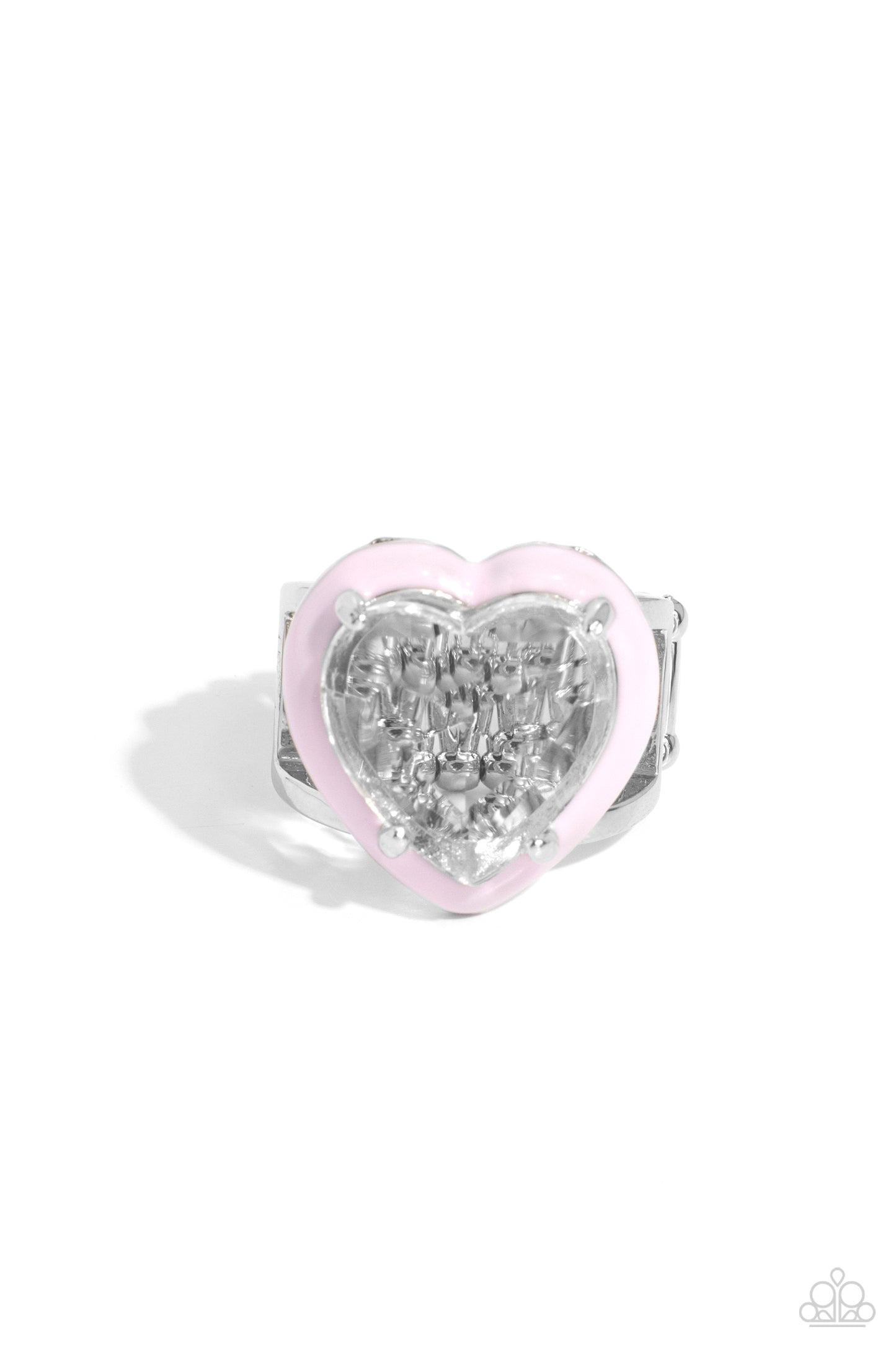 Paparazzi Rings - Hallmark Heart - Pink