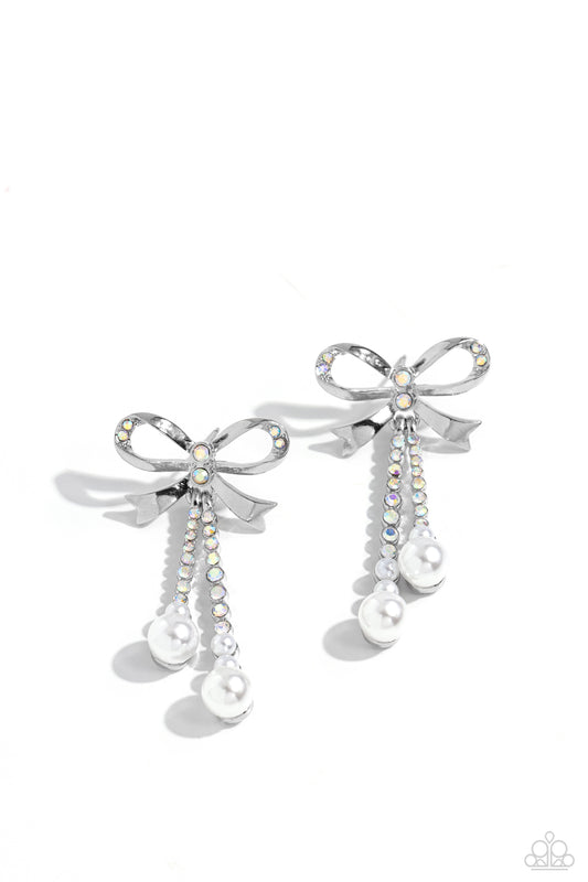 Paparazzi Earrings - Bodacious Bow - Multi