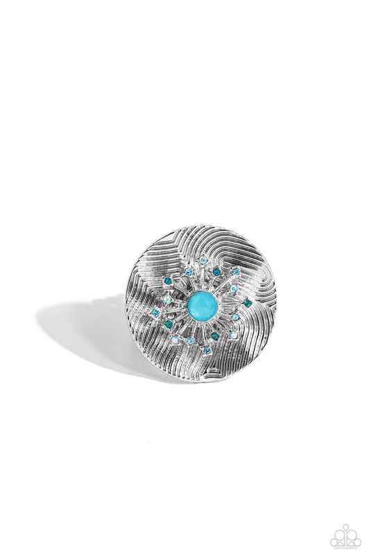 Paparazzi Rings - Seriously SUNBURST - Blue