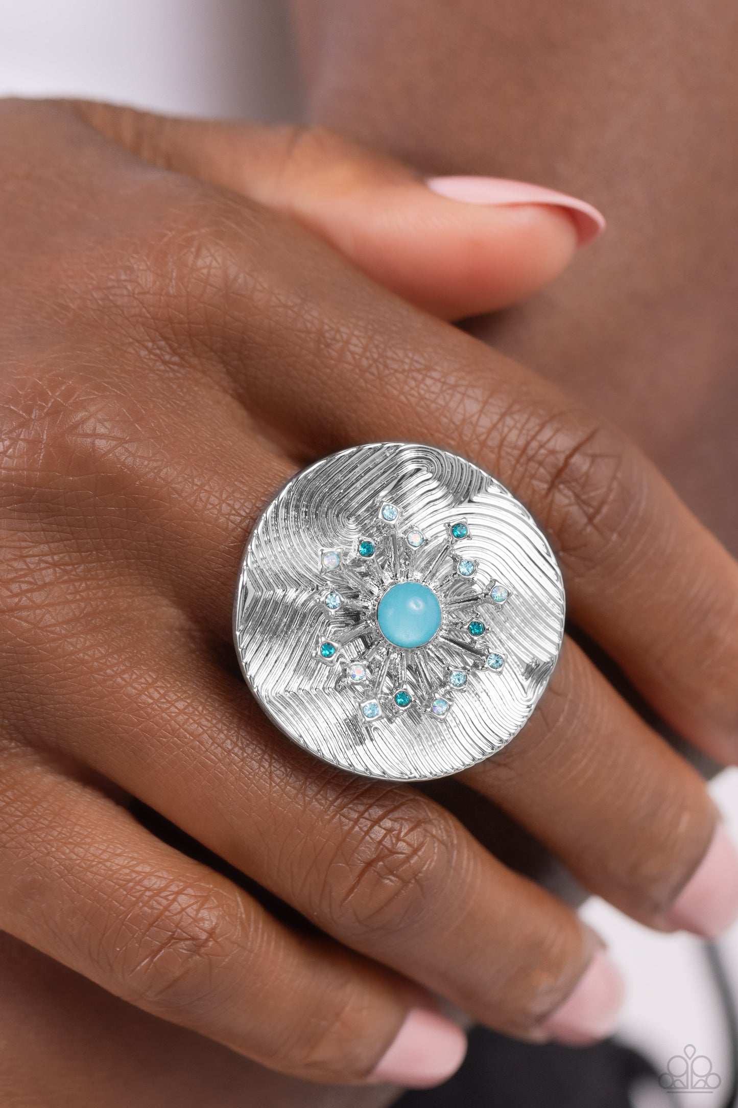 Paparazzi Rings - Seriously SUNBURST - Blue