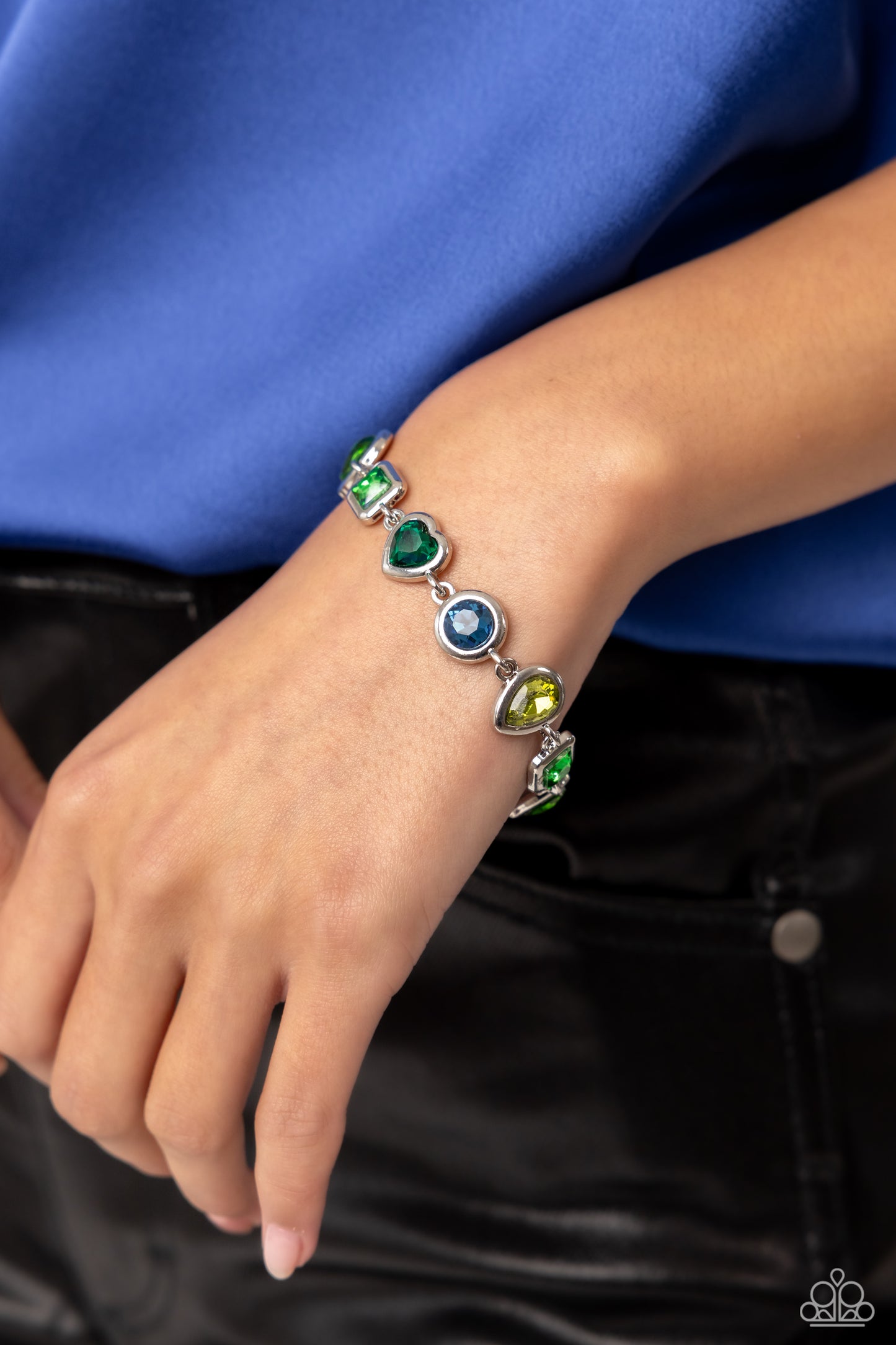 Paparazzi Bracelets - Actively Abstract - Green