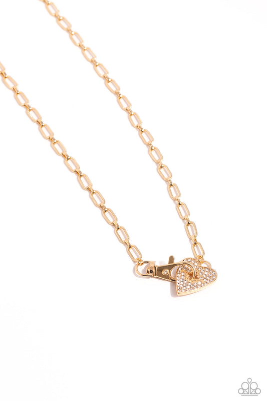 Paparazzi Necklaces - Radical Romance - Gold
