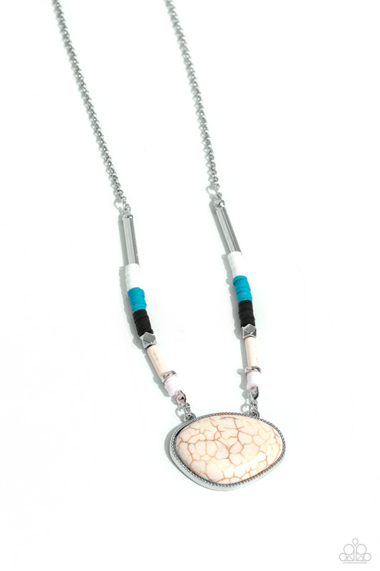 Paparazzi Necklaces - Seize the Sahara - White