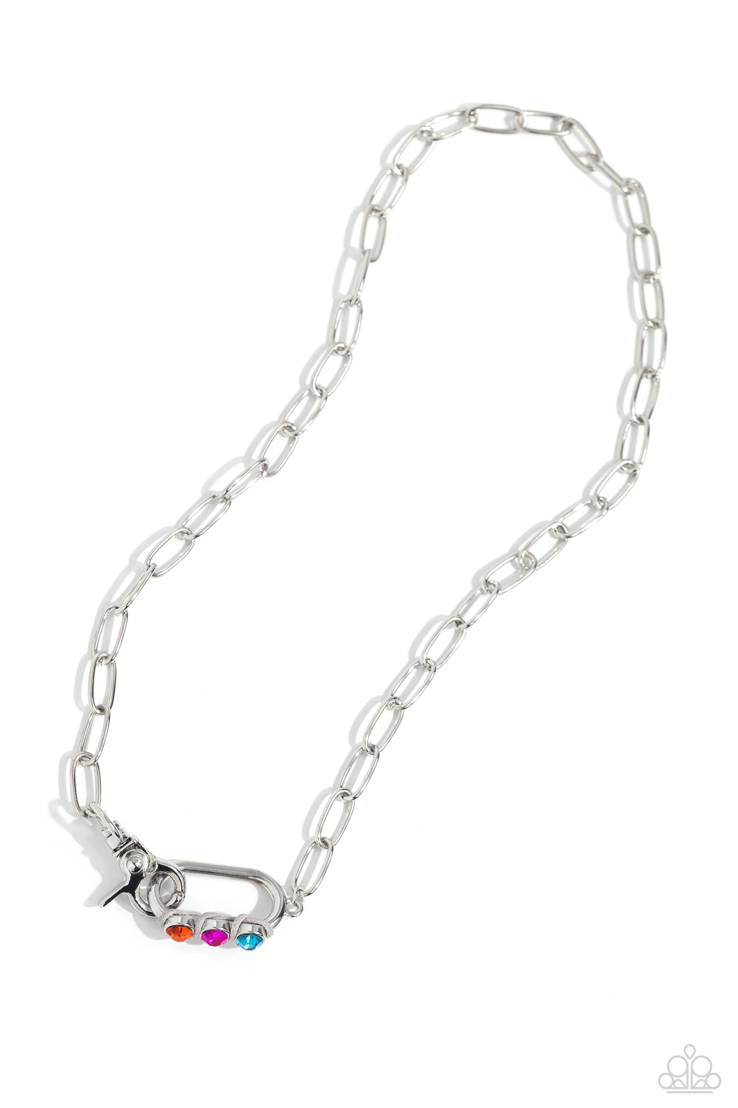 Paparazzi Necklaces - Dont Want to Miss a STRING - Silver