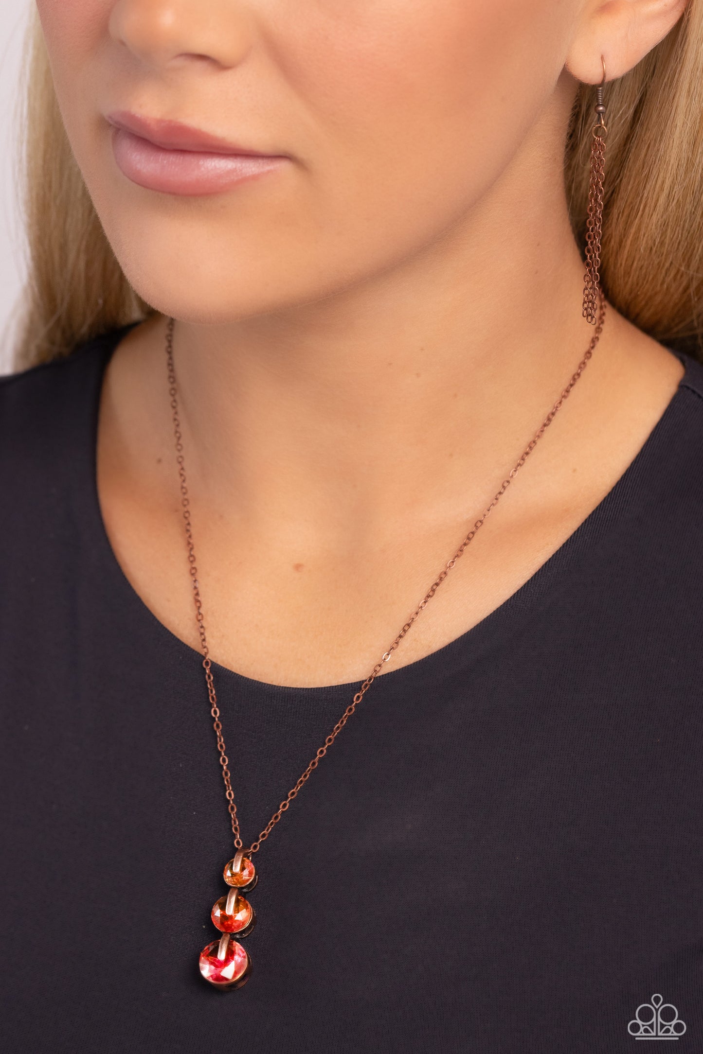 Paparazzi Necklaces - Ombré Obsession - Copper