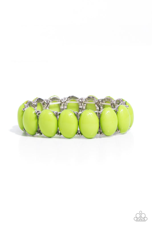 Paparazzi Bracelets - Starting OVAL - Green