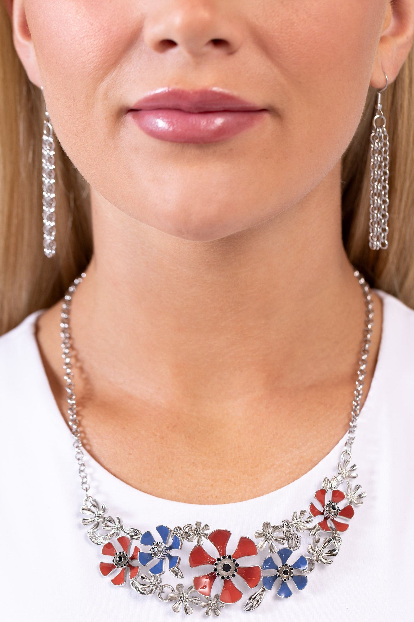 Paparazzi Necklaces - Blooming Practice - Orange
