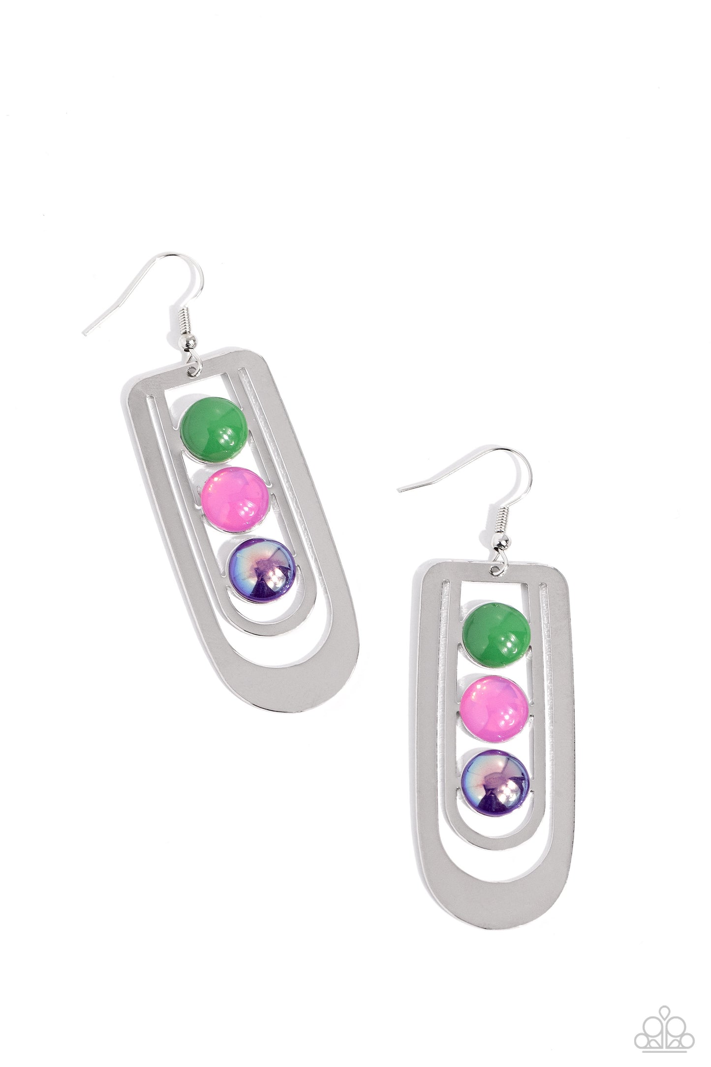 Paparazzi Earrings - Layered Lure - Multi