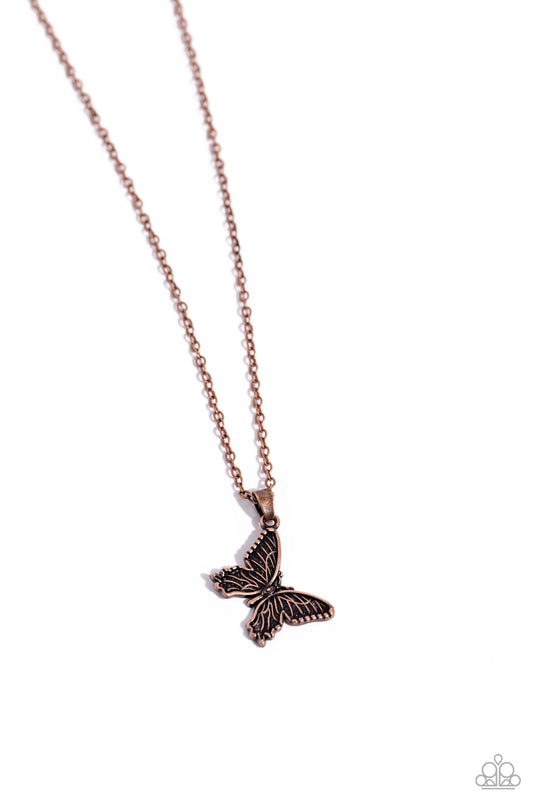 Paparazzi Necklaces - Midair Magic - Copper