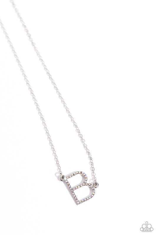 Paparazzi Necklaces - INITIALLY Yours - B - Multi