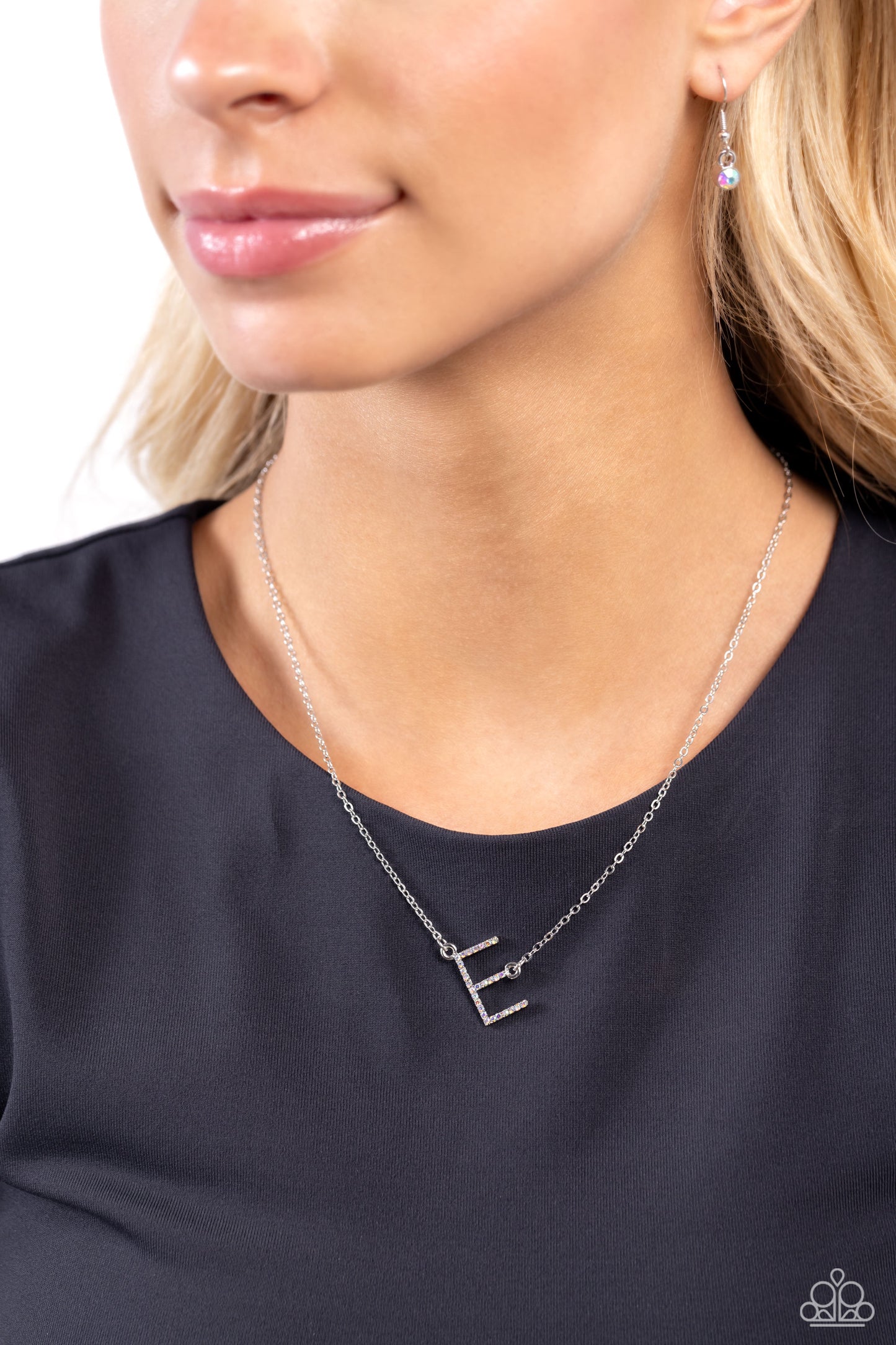 Paparazzi Necklaces - INITIALLY Yours - E - Multi