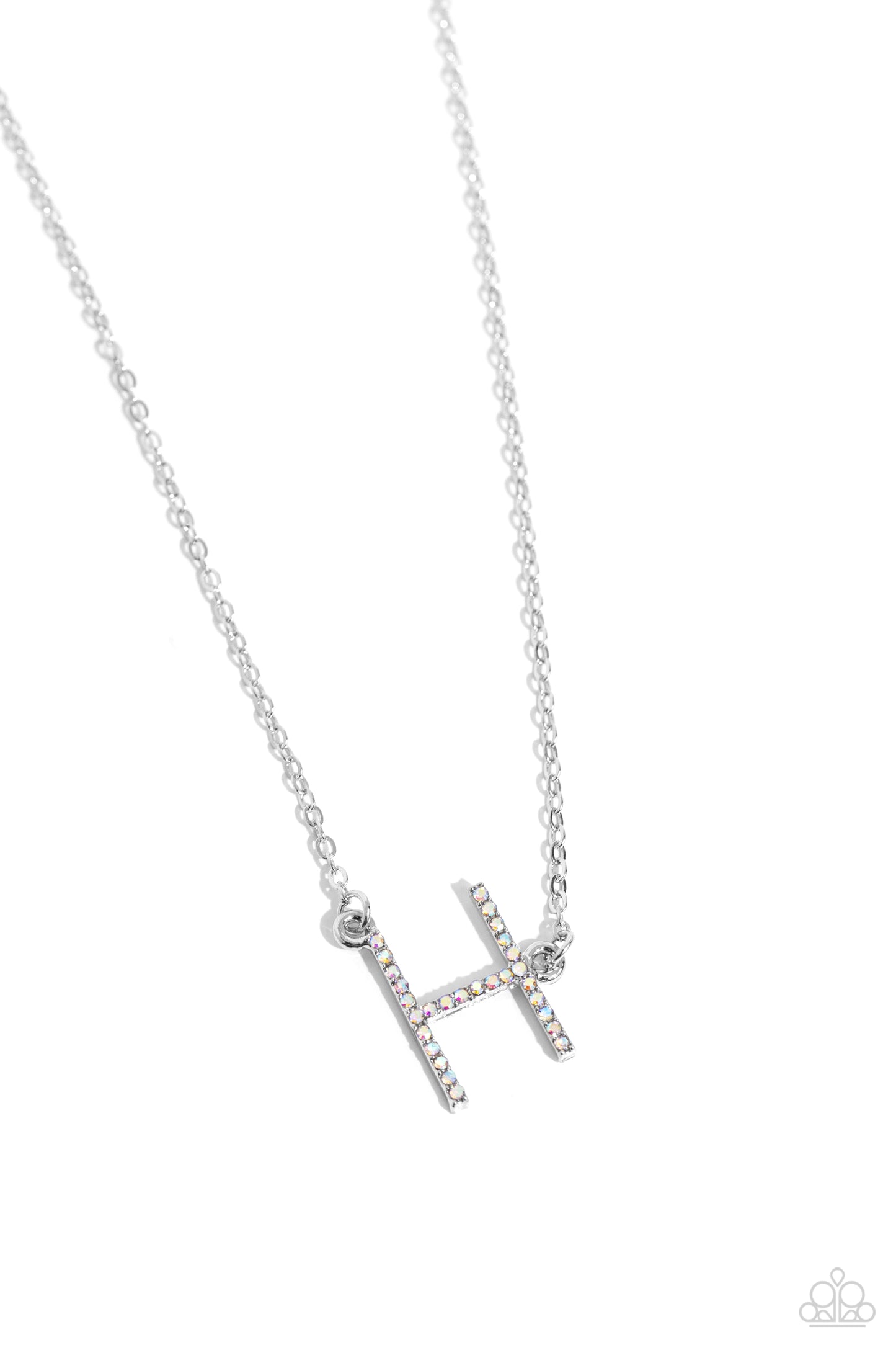 Paparazzi Necklaces - INITIALLY Yours - H - Multi