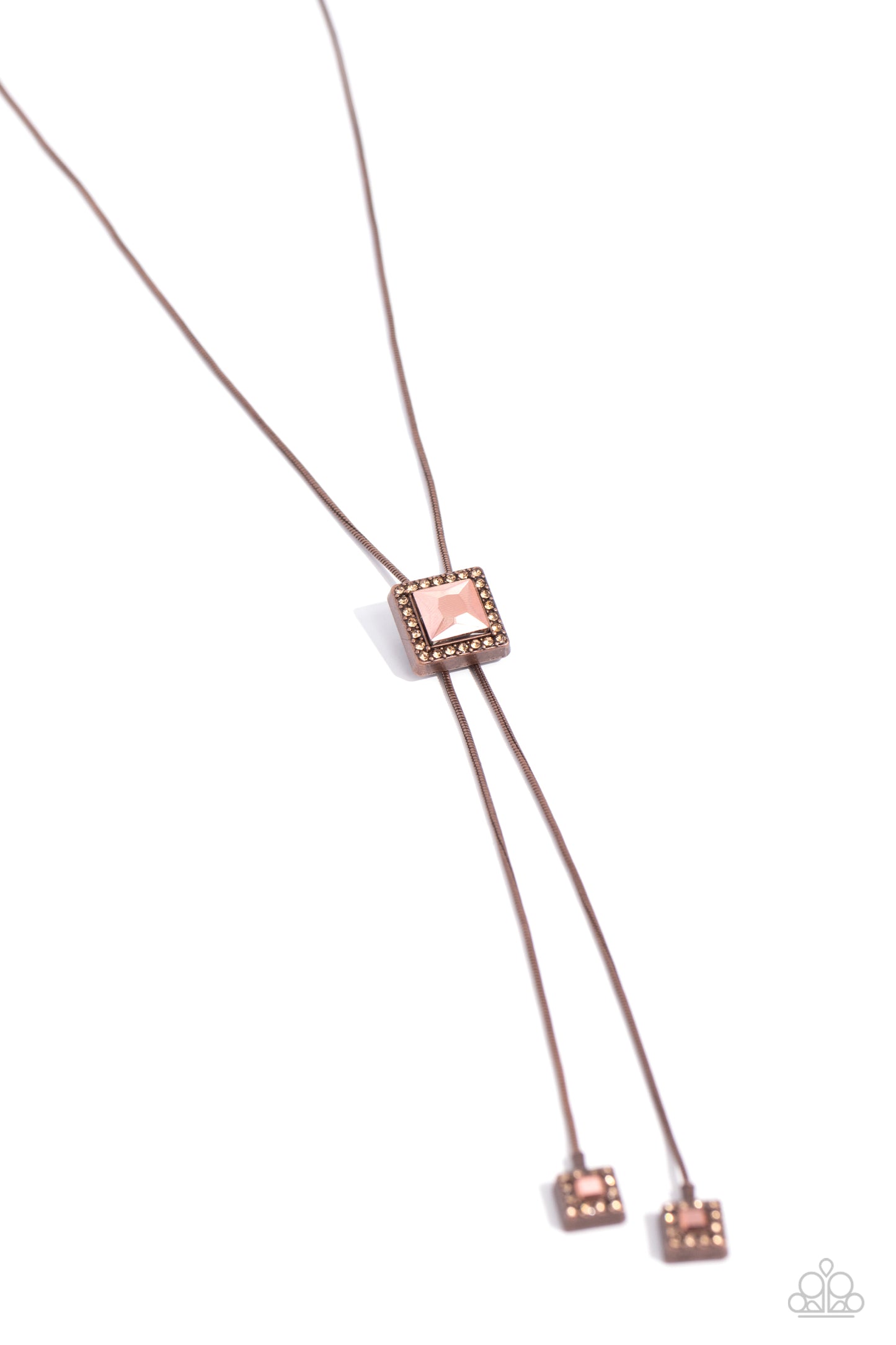 Paparazzi Necklaces - I Solemnly SQUARE - Copper