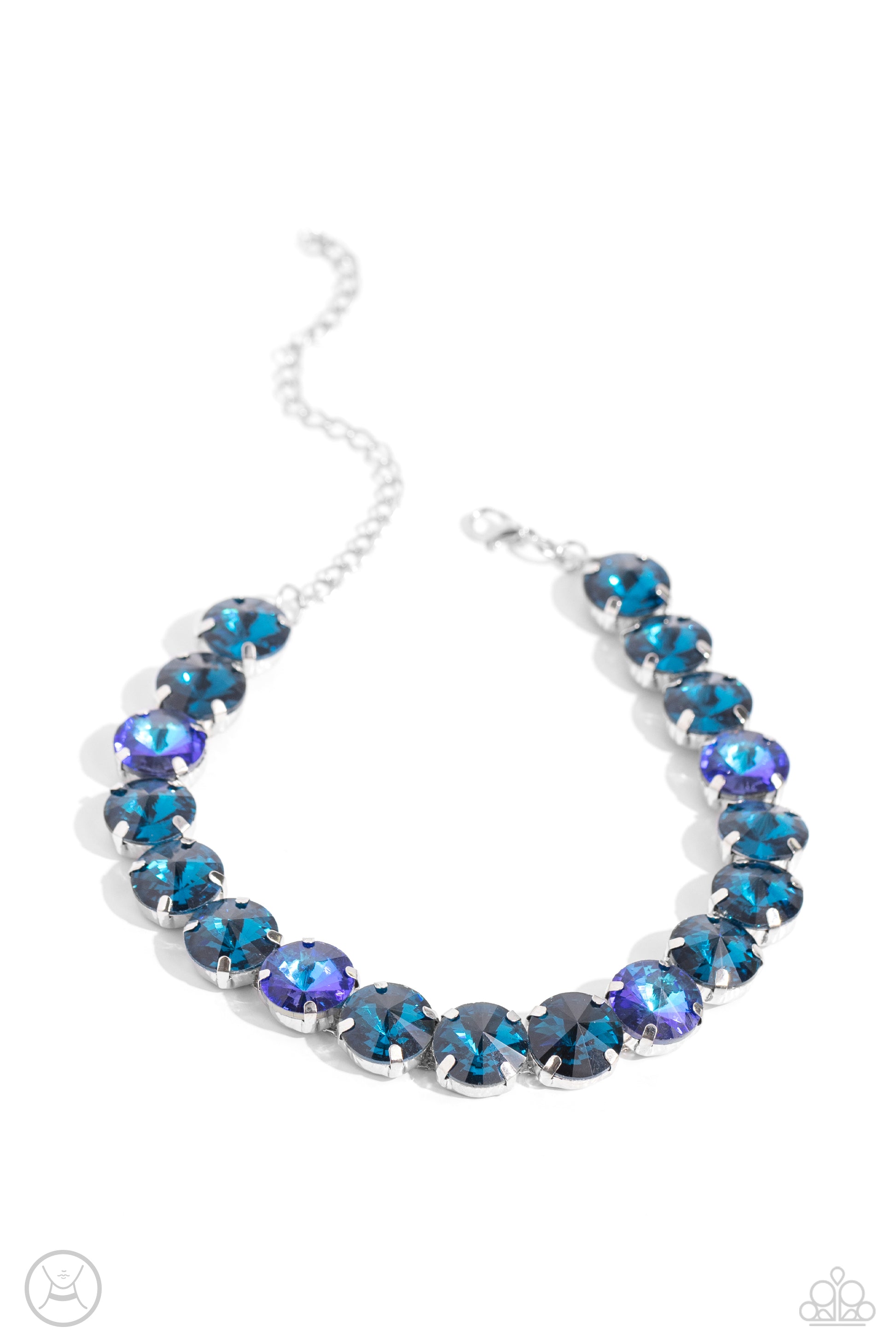 Paparazzi Accessories: Mini MVP - Blue Choker Necklace