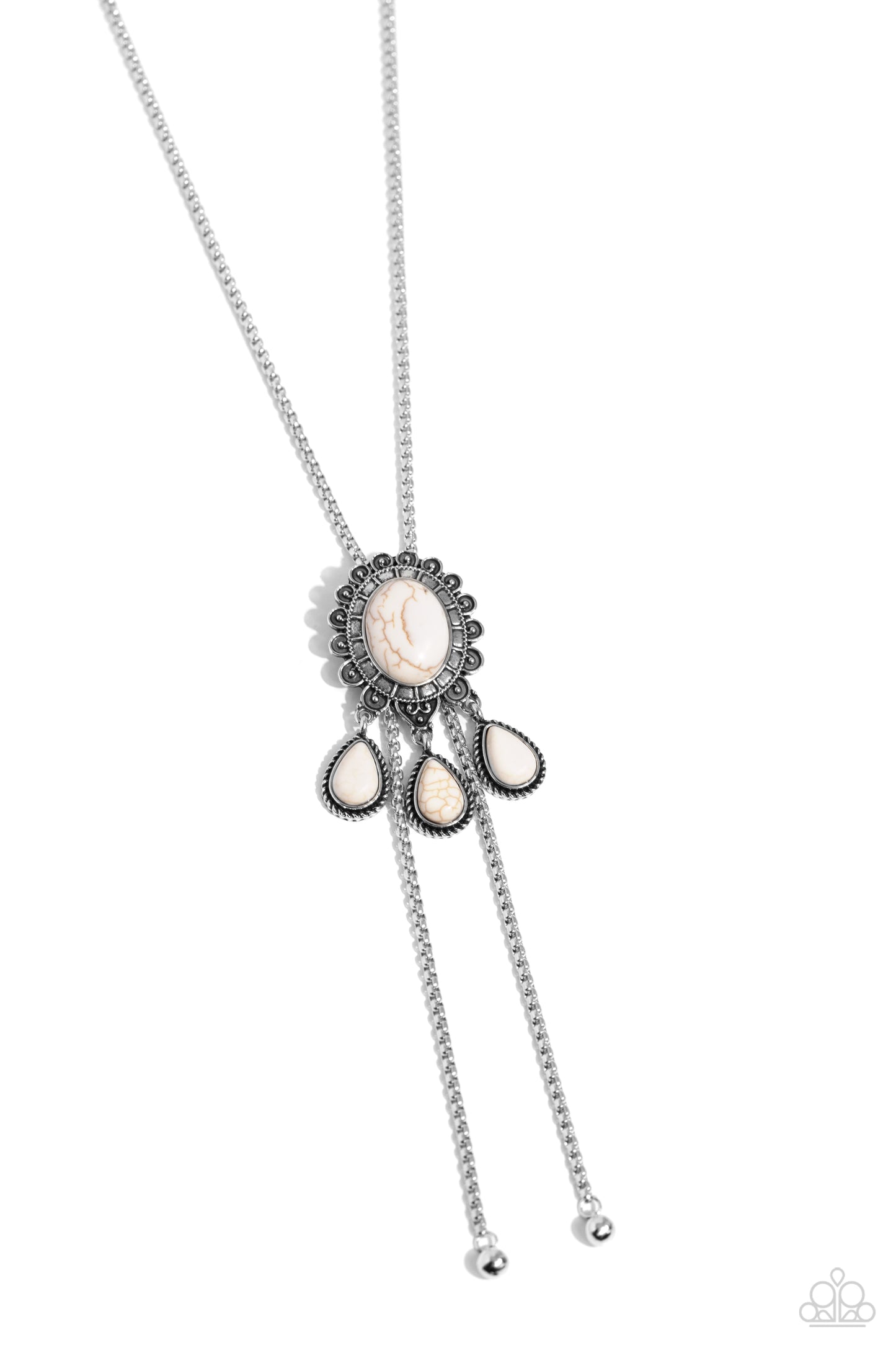 Paparazzi Necklaces - Seize the Serenity - White