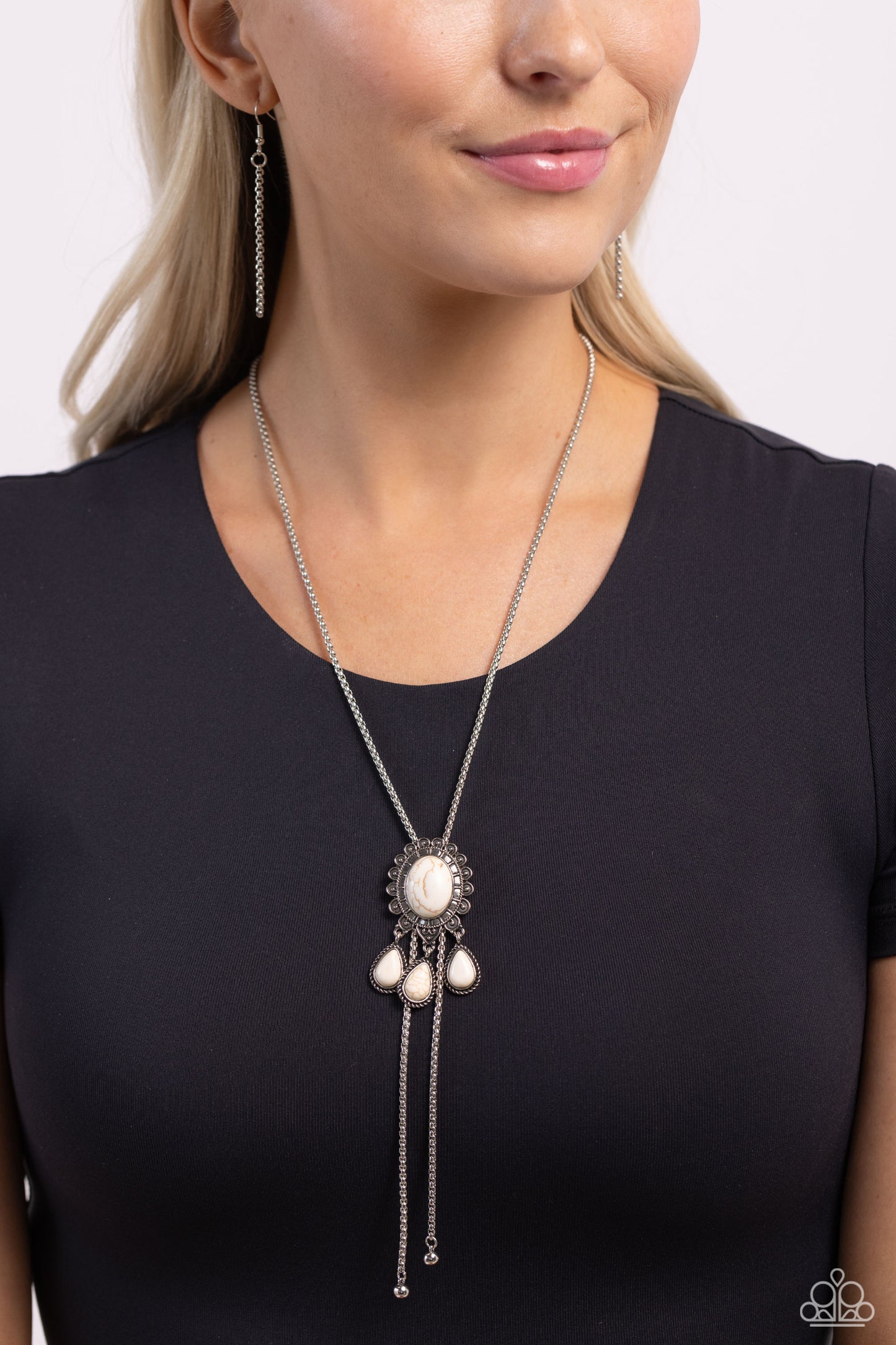 Paparazzi Necklaces - Seize the Serenity - White