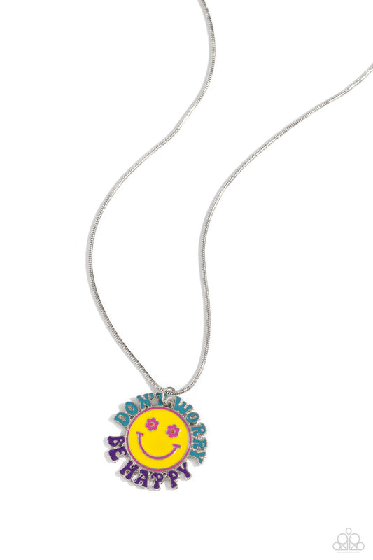 Paparazzi Necklaces - Dont Worry, Stay Happy - Multi